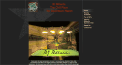 Desktop Screenshot of bjbilliards.com